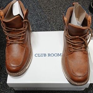 Macy's Club Room Men's Tan Leather Boots